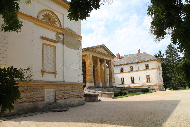 Classicist Manor House in DÃ©g Stock Image Image of holiday, windows