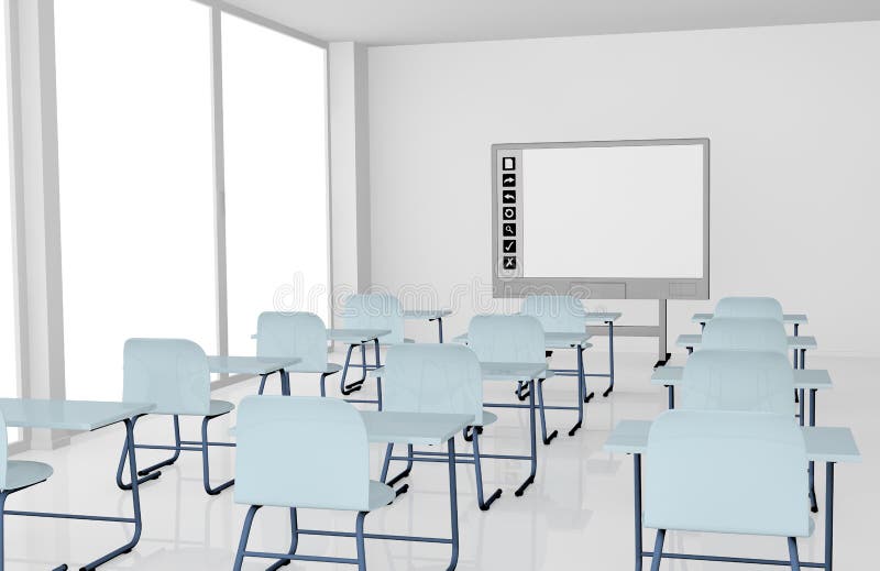 Classroom royalty free illustration