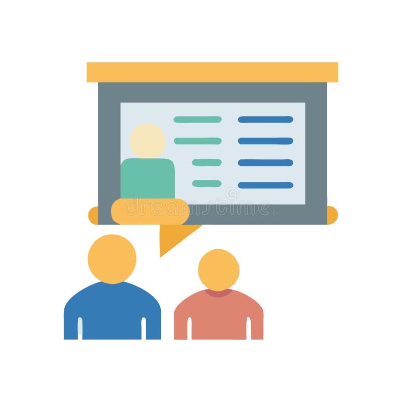 Classroom Guide Icon vector illustration