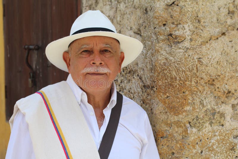 Classy Colombian elder man candid royalty free stock photos Classy Colombian elder man candid royalty free stock photos