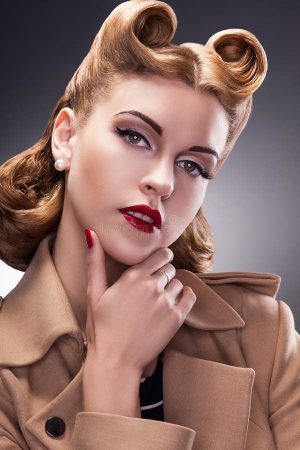 Classy and Trendy Woman in Pin Up Retro Style - Proud Person