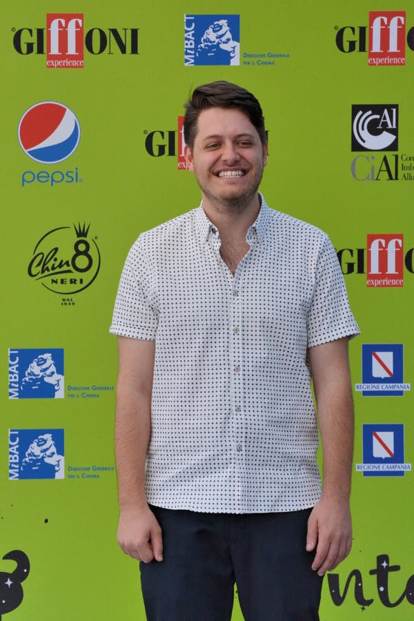 Claudio Di Biagio at Giffoni Film Festival 2017 Editorial Stock Image