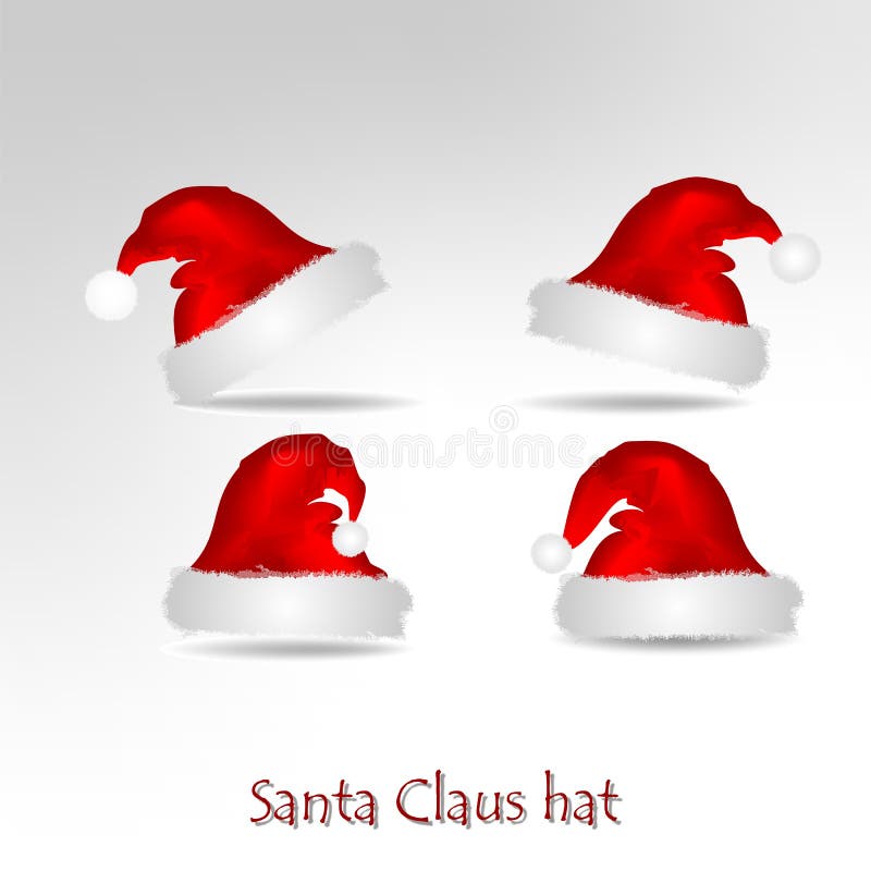 claus kapelusz Santa ilustracja wektor claus kapelusz Santa ilustracja wektor