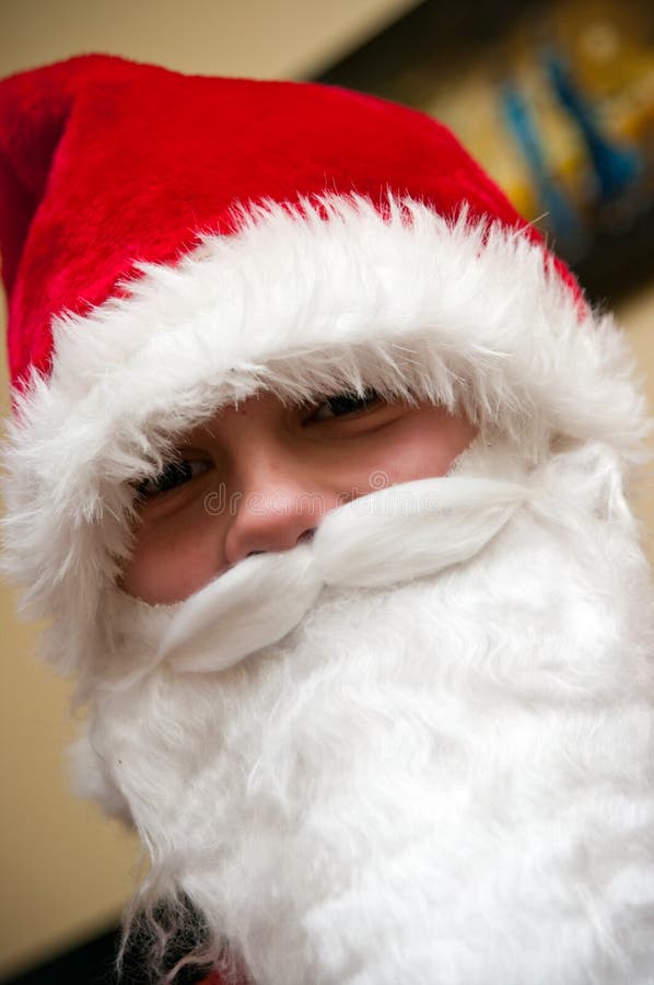claus santa tonåring fotografering för bildbyråer claus santa tonåring fotografering för bildbyråer