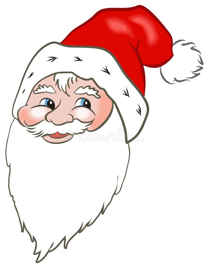 claus twarz Santa ilustracji claus twarz Santa ilustracji