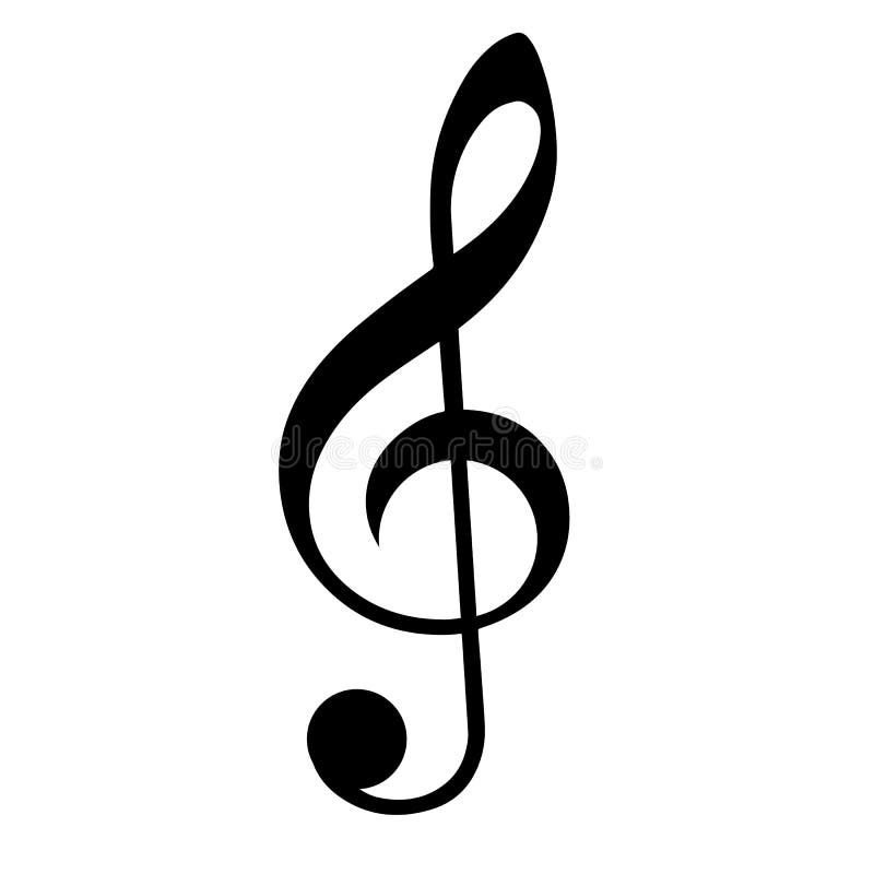 Clave de la música libre illustration Clave de la música libre illustration