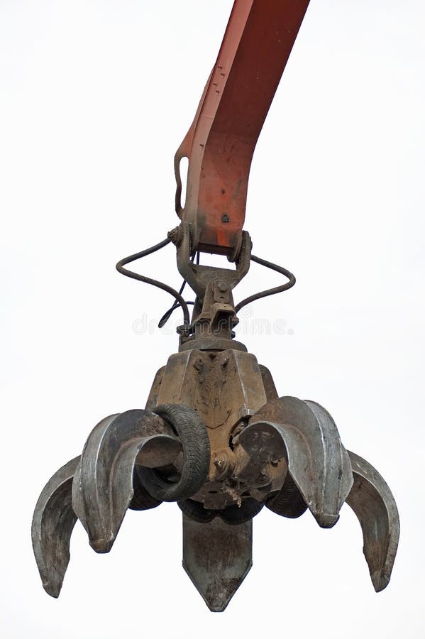 Crane claw stock photo. Image of crane, equipment, iron 30858888