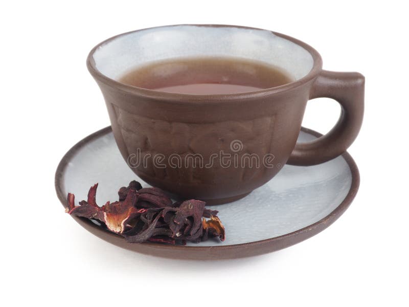 Clay Handmade Tea Cup on a White Background Stock Photo Image of aroma, morning 67579478
