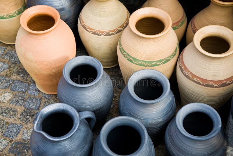 Clay jugs