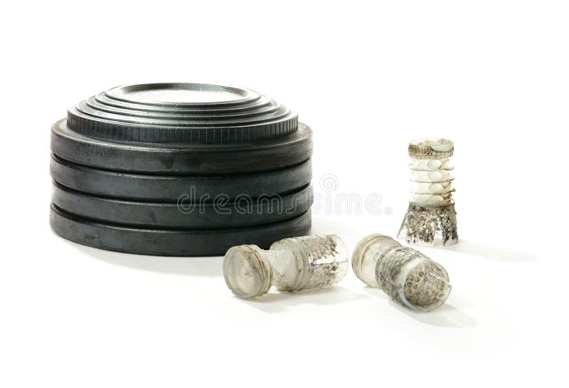 Clay Pigeon Targets stock photography Clay Pigeon Targets stock photography