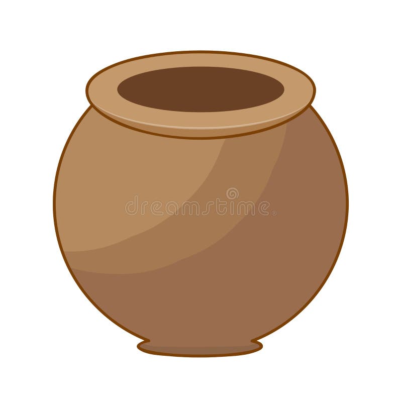 Clay pot stock vector. Illustration of history, earthenware - 143412284 Clay pot stock vector. Illustration of history, earthenware - 143412284
