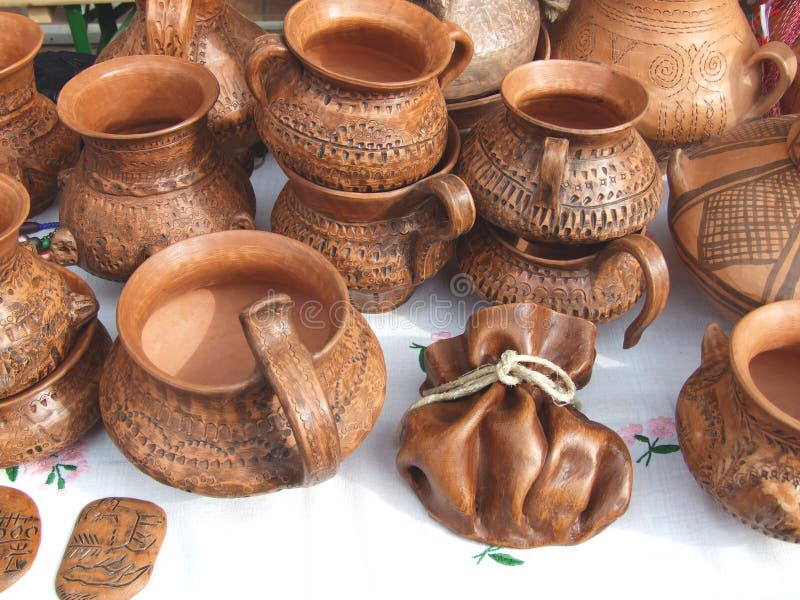 The clay pots stock image. Image of pakistan, sukkur 90545989
