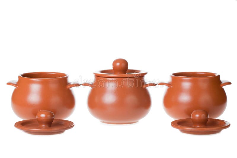 Clay pots stock photo. Image of ware, kitchen, colourful 21714442