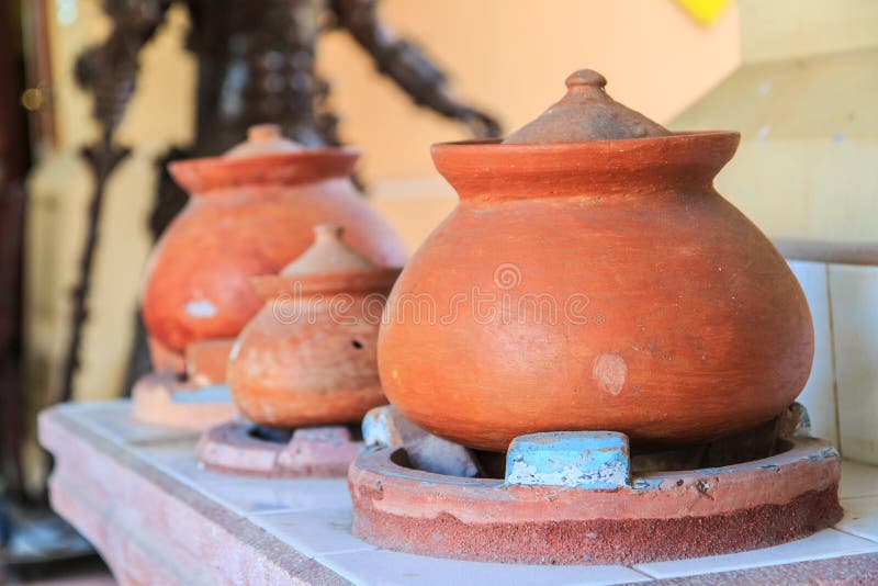 Clay pots stock image. Image of decoration, home, medieval 46836761
