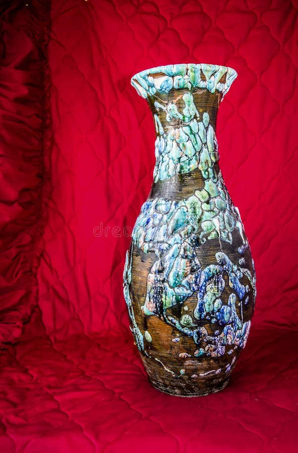 Clay vase stock photo. Image of conflict, antique, history 56888094
