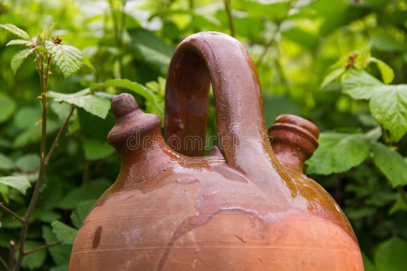 Large Handmade Traditional Botijo Water Pitcher by Cerámica Roca