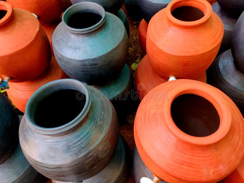 A Clay Water Pot Earthen Pot with Tap for Water Storage Clay Pots Not