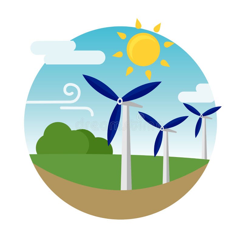 Clean Alternative Energy from Renewable Solar and Wind Sources. Wind