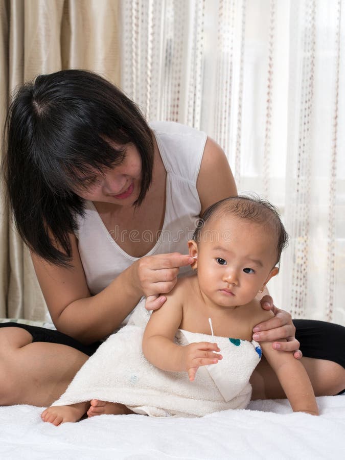 Clean Baby Ear Stock Image Image 30503321