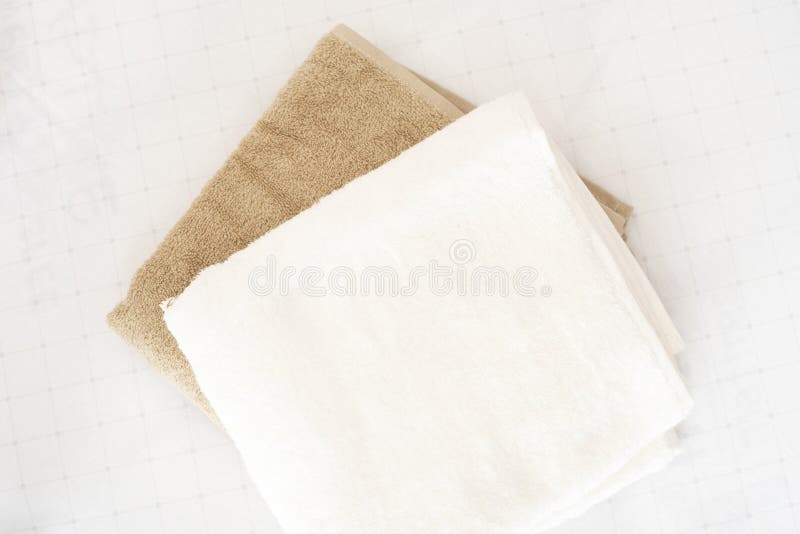 Clean Bath Towels on Bed in Hotel Suite Stock Photo Image of design