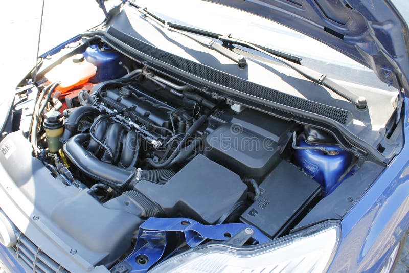 186 Clean Car Engine Under Open Hood Stock Photos Free & RoyaltyFree