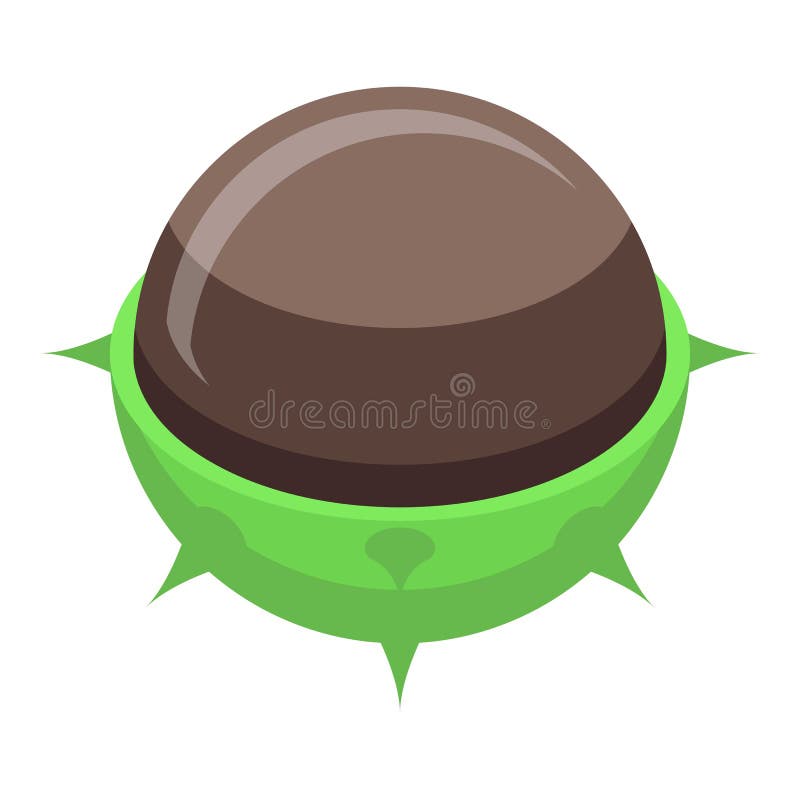 Clean chestnut icon. Isometric of clean chestnut vector icon for web design isolated on white background. Compliments people vectors