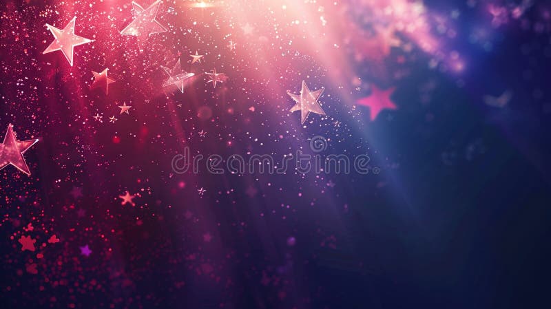 Elegant Starry Night Sky Background. Clean, Minimalist Design. Perfect