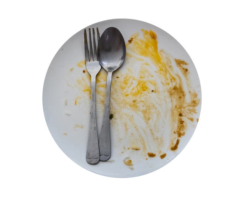 Clean dish. stock photo