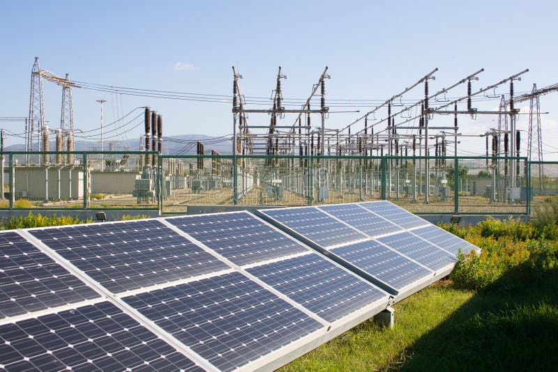 Clean Energy Clean Energy - Particular of Photovoltaic panel in Elettric central