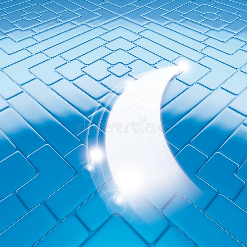 Clean floor blue vector illustration Clean floor blue vector illustration