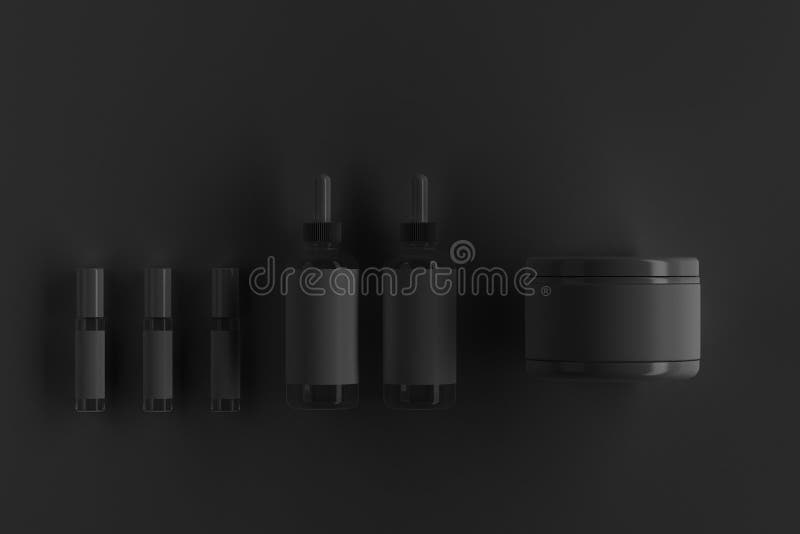 Clean grey packaging stock illustration. Illustration of concept