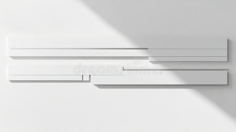A clean and minimal design is evident in this image, which boasts a white tech background and incorporates a geometric royalty free stock photography