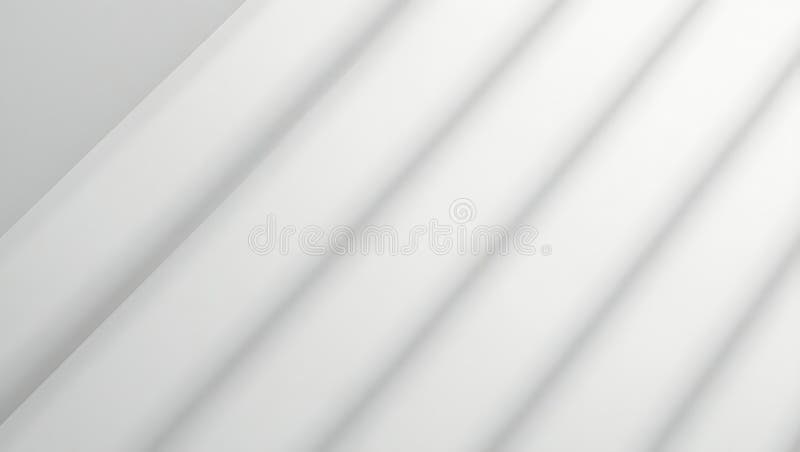 Abstract white background with diagonal shadows creating a minimalist and modern aesthetic look vector illustration
