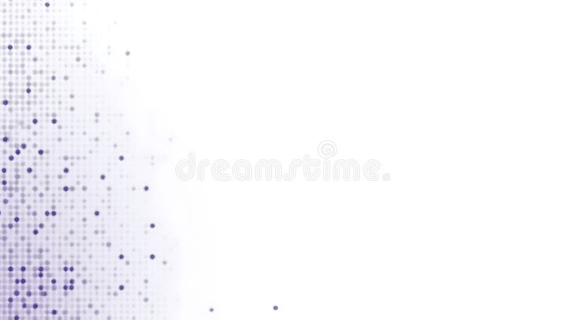 A clean and modern abstract design featuring a diagonal gradient of small evenly spaced dots transitioning from dark blue to light images libres de droits