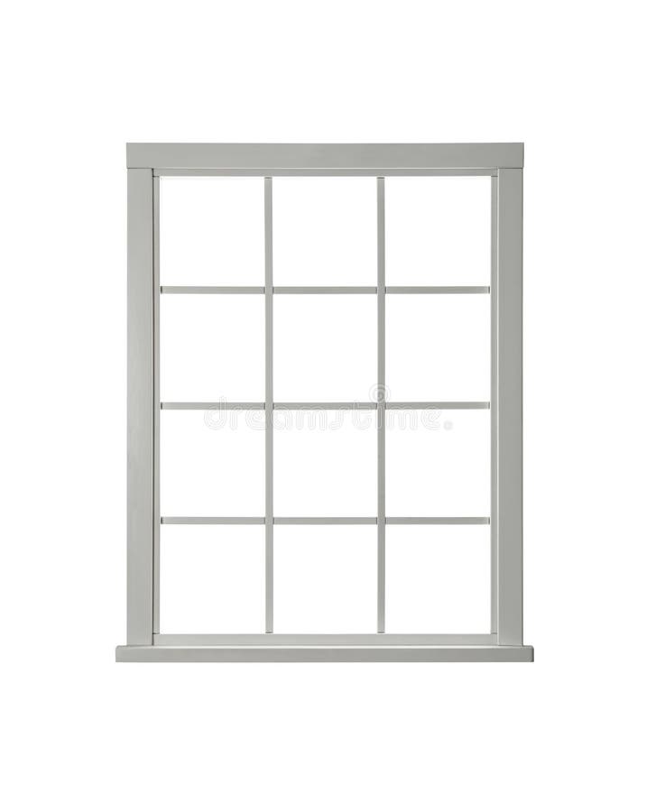 Clean modern window on white background royalty free stock photo