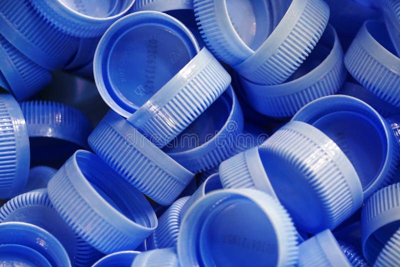 Clean Plastic Bottle Water Caps Stock Image Image of background