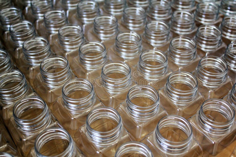 Clean Plastic Bottles Stacked Stock Photo Image of ecology