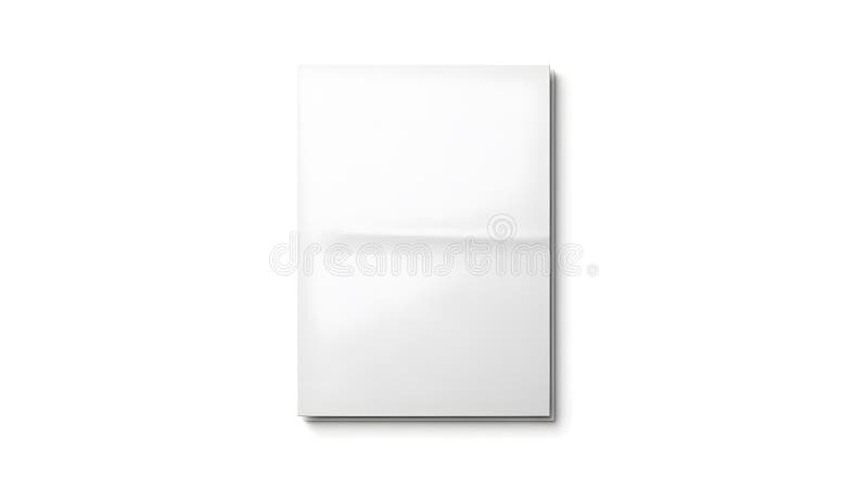 Clean realistic document icon isolated on white background. Perfect for business, office, and digital interface design. vector illustration