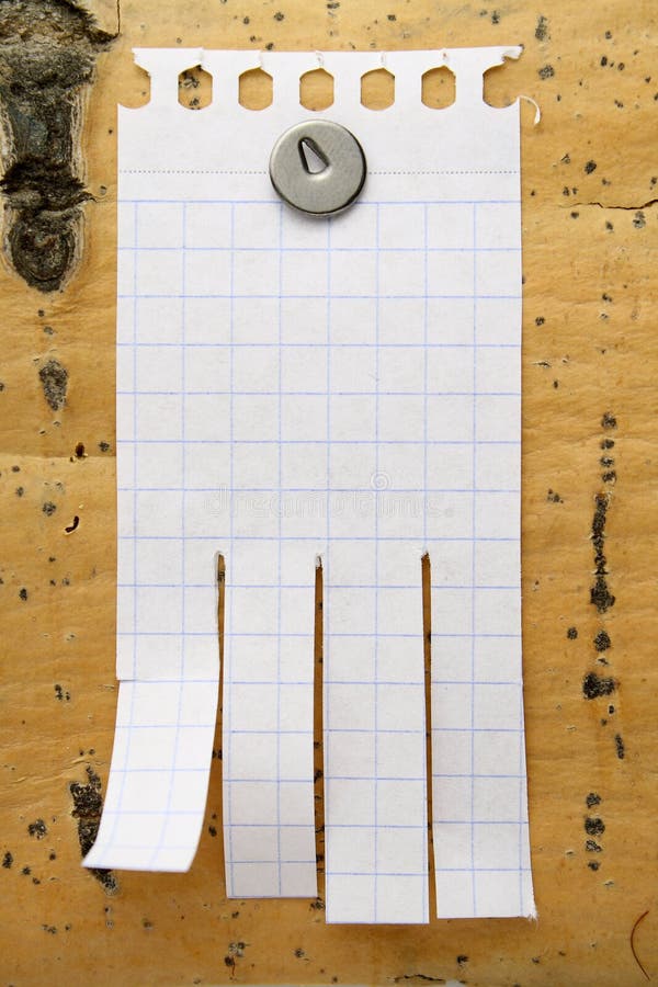 Clean Sheet of Paper on Wood Stock Photo Image of commerce