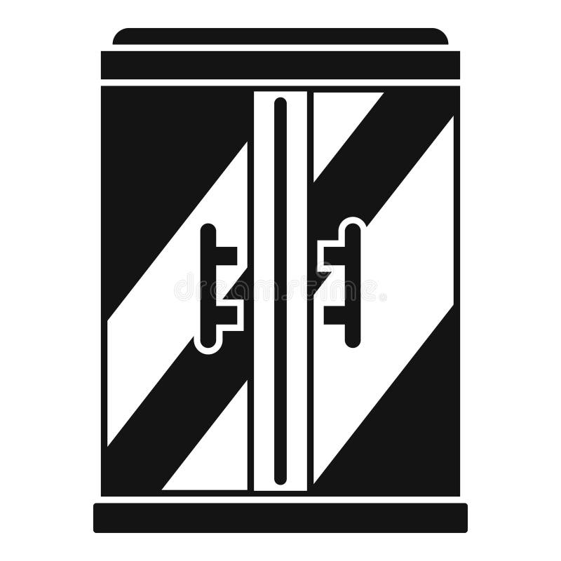 Clean wash cabin icon simple vector. Bath room vector illustration