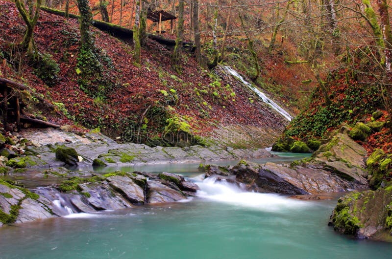 Clean waterfall