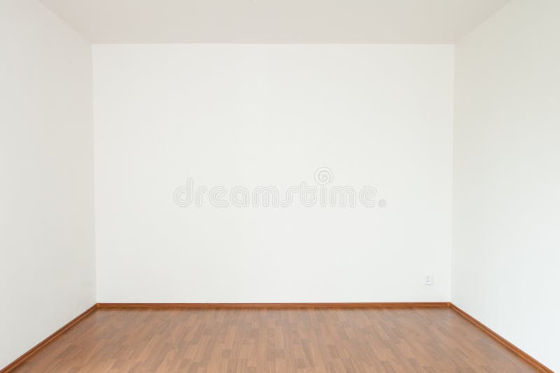 Clean white room interior stock photo. Image of floor - 18698466