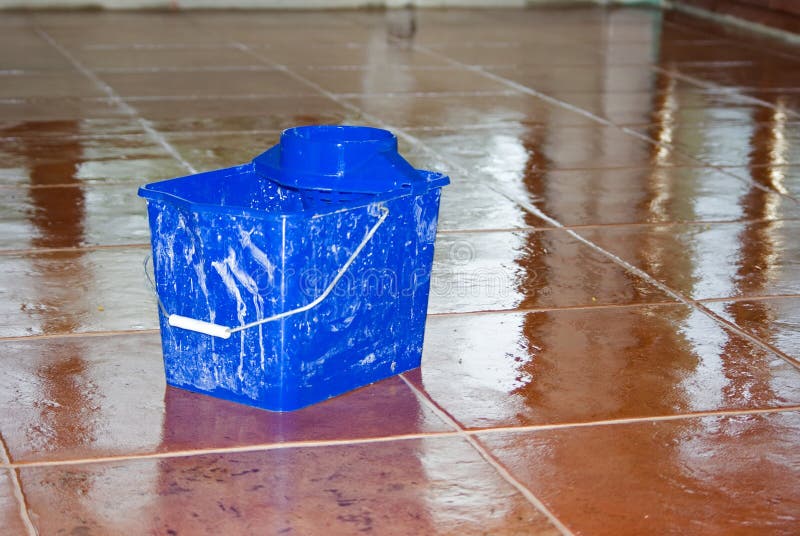 Cleaned New Tiles Bucket Stock Photos Free & RoyaltyFree Stock
