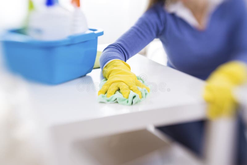 Cleaning of Apartment is on Going Stock Image Image of house, cleaner