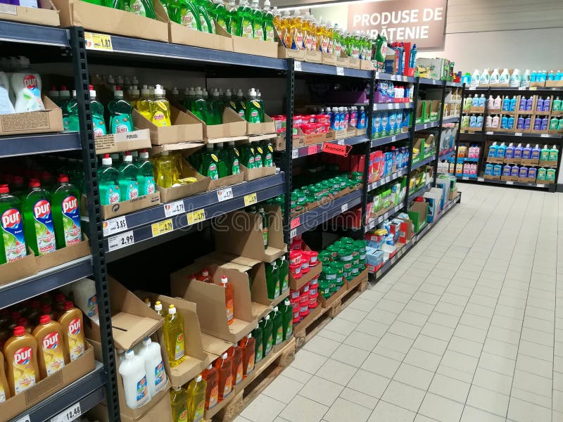 Cleaning Detergents for Kitchen Editorial Stock Photo Image of