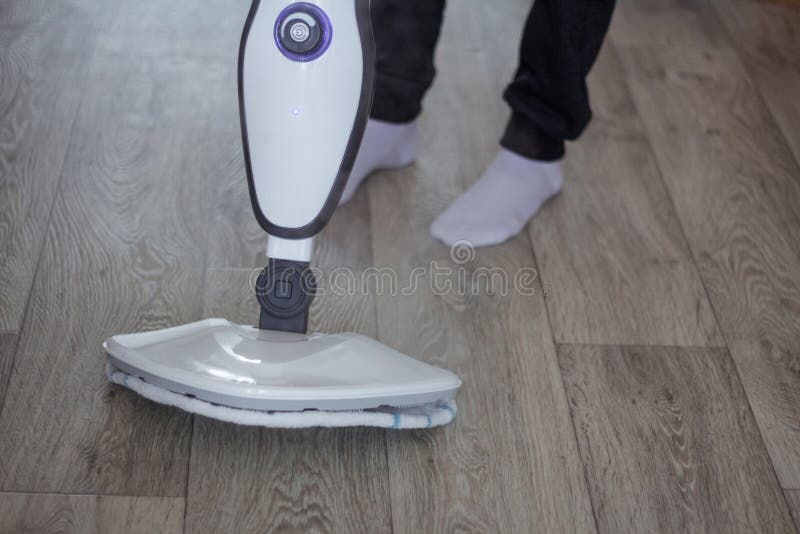 Floor steam cleaning stock photo. Image of female, idea 38739050