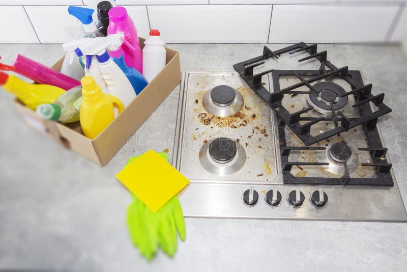 cleaning a gas stove cleaning a gas stove