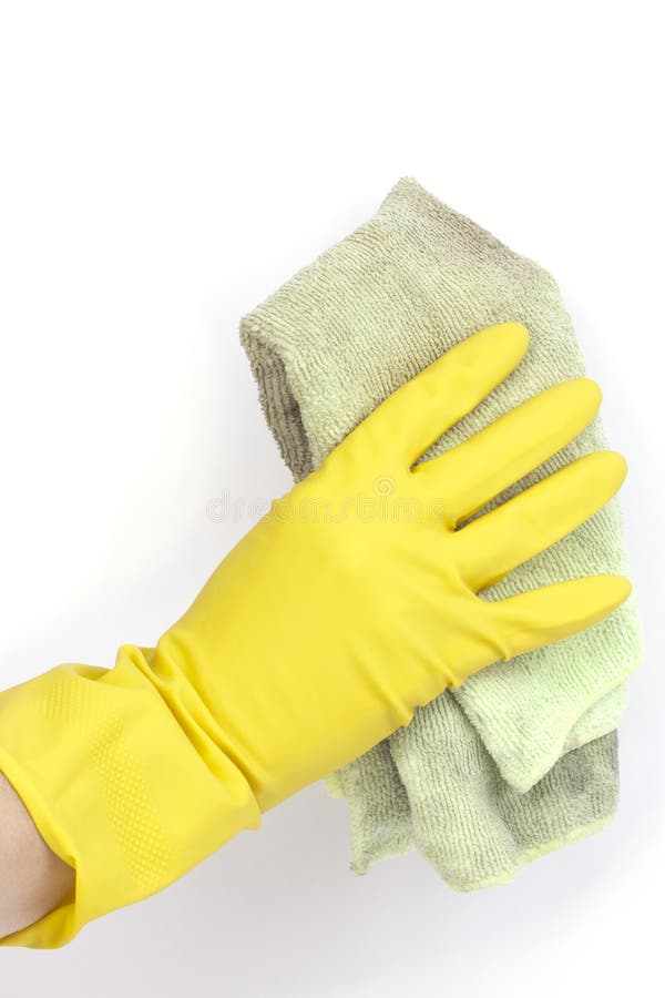 Cleaning with gloves stock image. Image of indoors, housekeeping 43086363