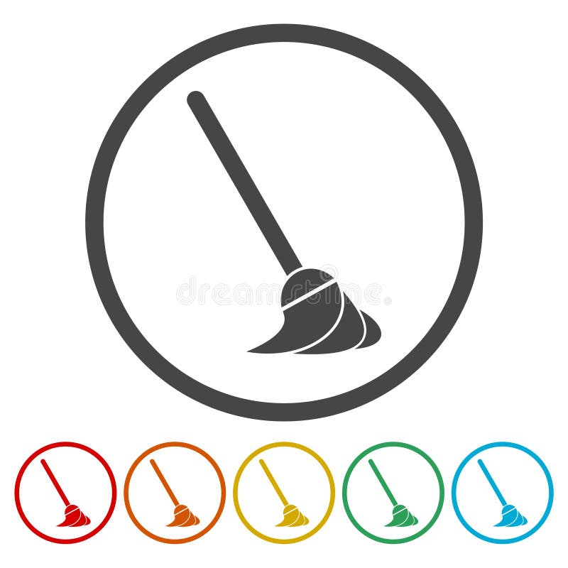Cleaning Icon Set Illustration Stock Vector Illustration of chores