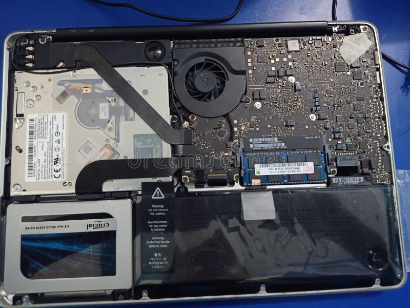 Cleaning Macbook Pro 2012 Machine Editorial Photo Image of dust